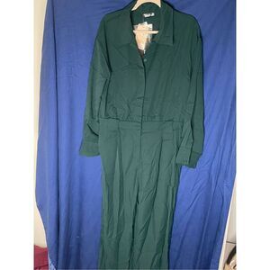 NWT Dark Green Jumpsuit XL